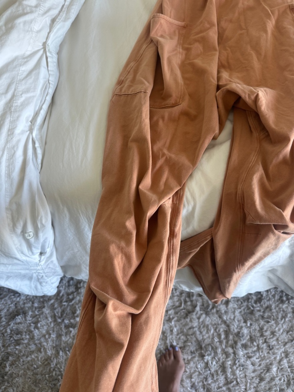 Rust Brown Sleeveless FP Romper - Picture 5 of 5